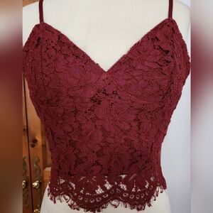 Lacy crop top